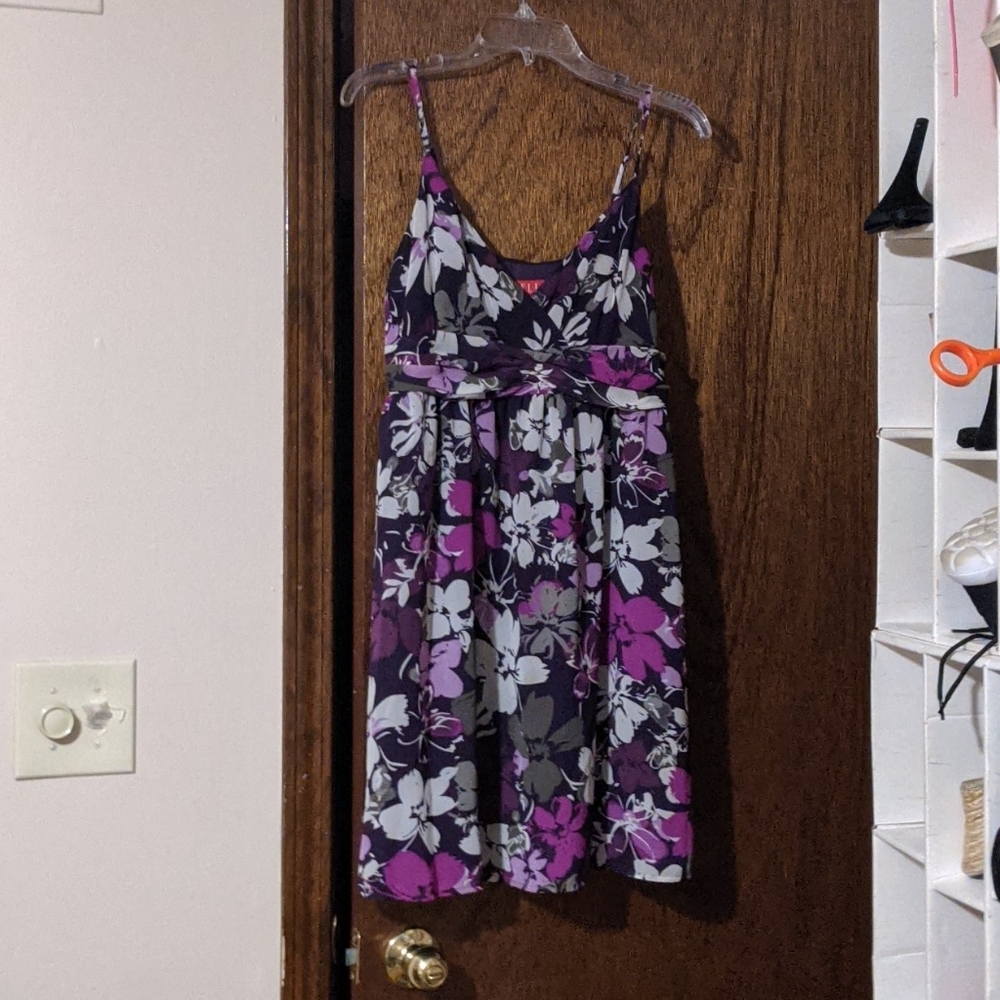 Purple flower dress